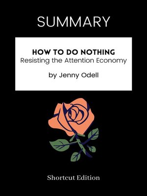 cover image of SUMMARY--How to Do Nothing